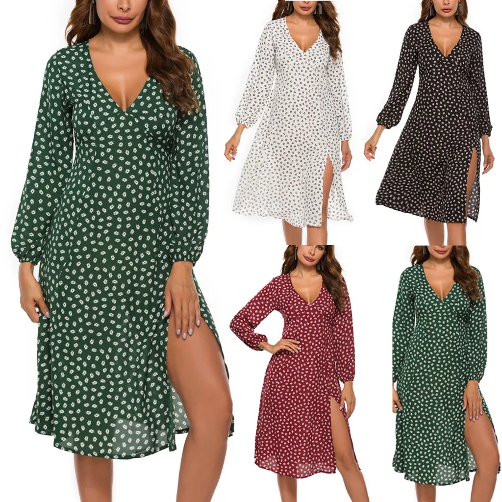 HSU 2019 горячая Распродажа Модные женские Повседневные Вечерние мини платья с v