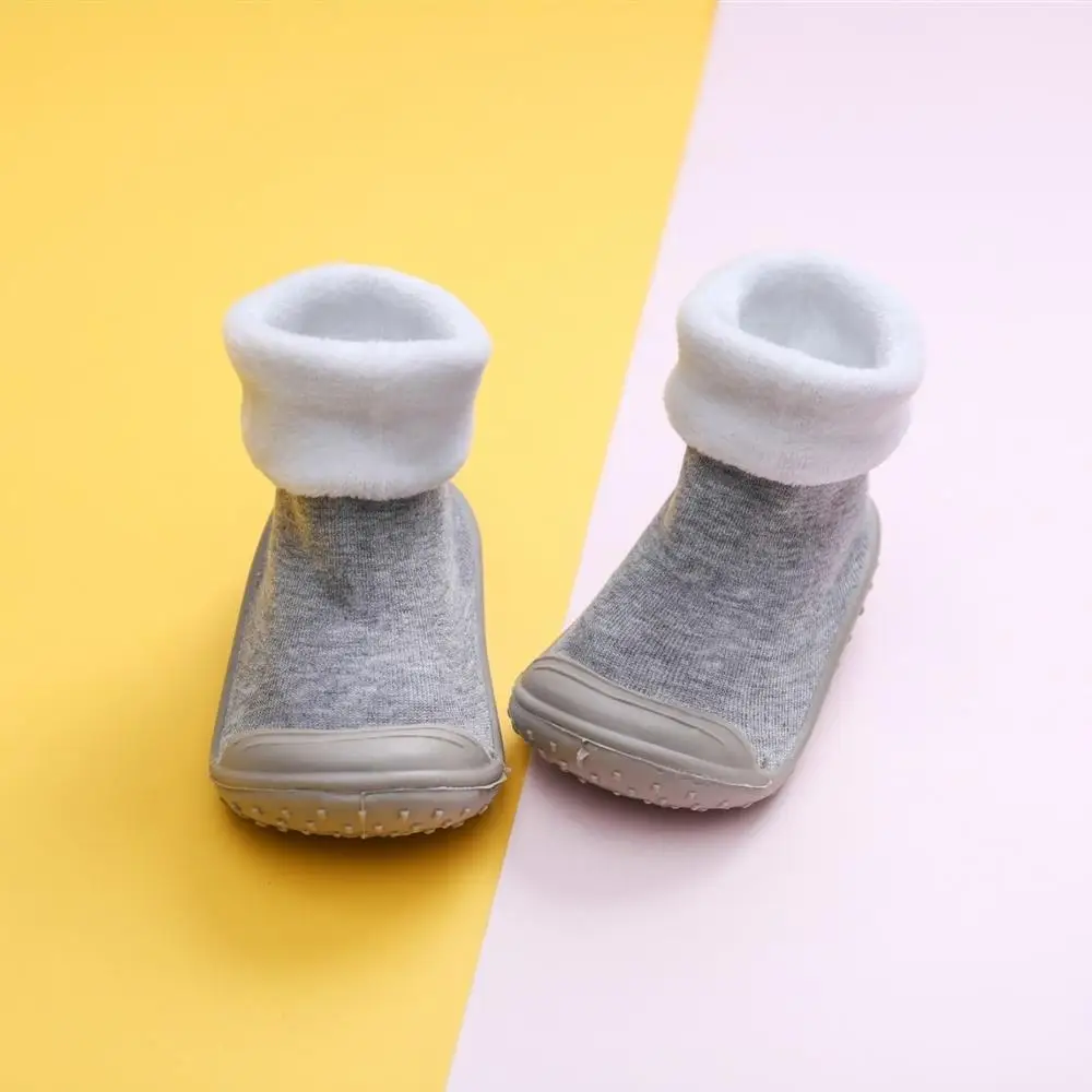 

Baby Toddler Shoes Non-Slip Thicker Floor Anti-Off Foot Warm Socks F05 4Size 3Colors TB