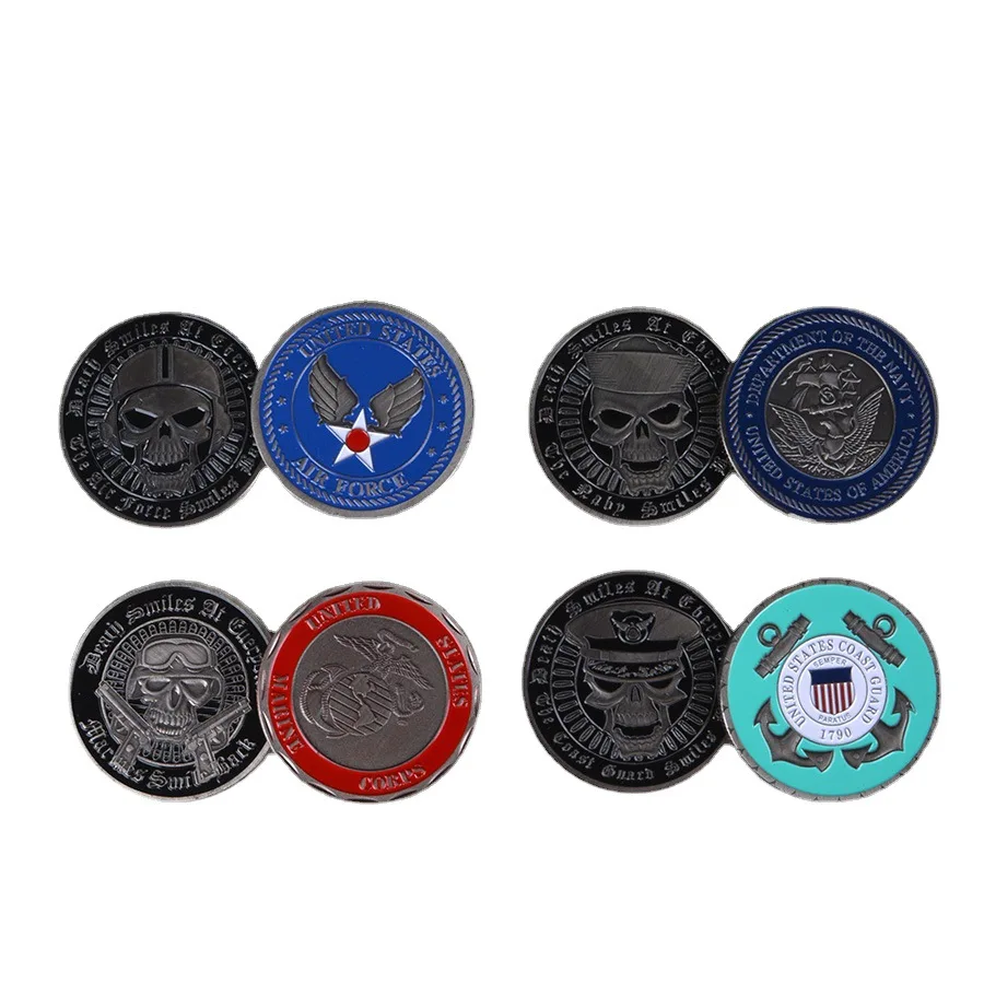 США ВМС USAF USMC армия береговой охраны Свобода Орел золотая пластина редкий вызов коллекция монет США ВМС USAF USMC армия береговой охраны Свобода Орел золотая пластина редкий вызов коллекция монет