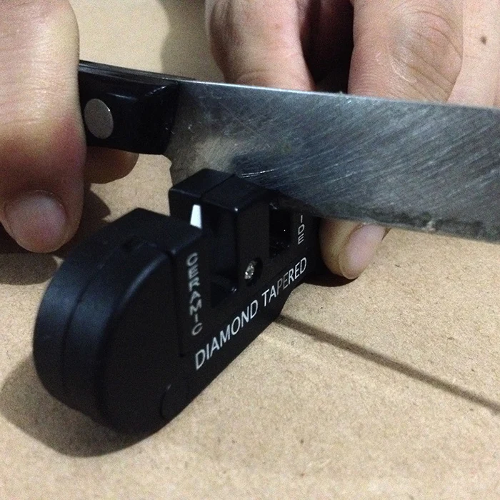 Точилка для ножей, точилка для ножей, каменный нож, точильный камень Spyderco, полувоенные 2, нож Smith и Wesson, 4в1, сталь