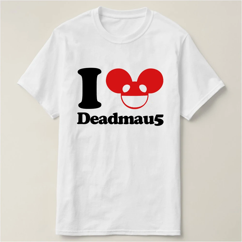 

Carvenjaeing New Design DJ Deadmau5 Logo Printing Tshirt Fashion Music Tee Hip Hop Tshirt 100% Cotton Summer Breathable Tshirt