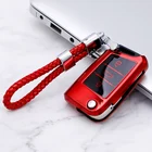 Автомобильный чехол-книжка из ТПУ для ключей, защитный чехол для ключей для Volkswagen VW Golf 7 Mk7, для Skoda Octavia Seat Ibiza Leon FR 2 Altea