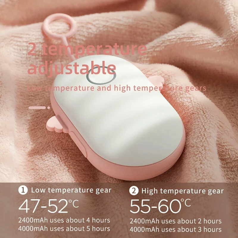 Портативный портативный мини-обогреватель 2400/4000 мАч внешний аккумулятор