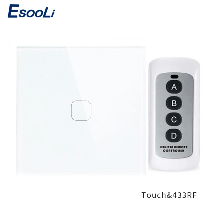 Настенный сенсорный высветильник ель Esooli RF433 1 канал