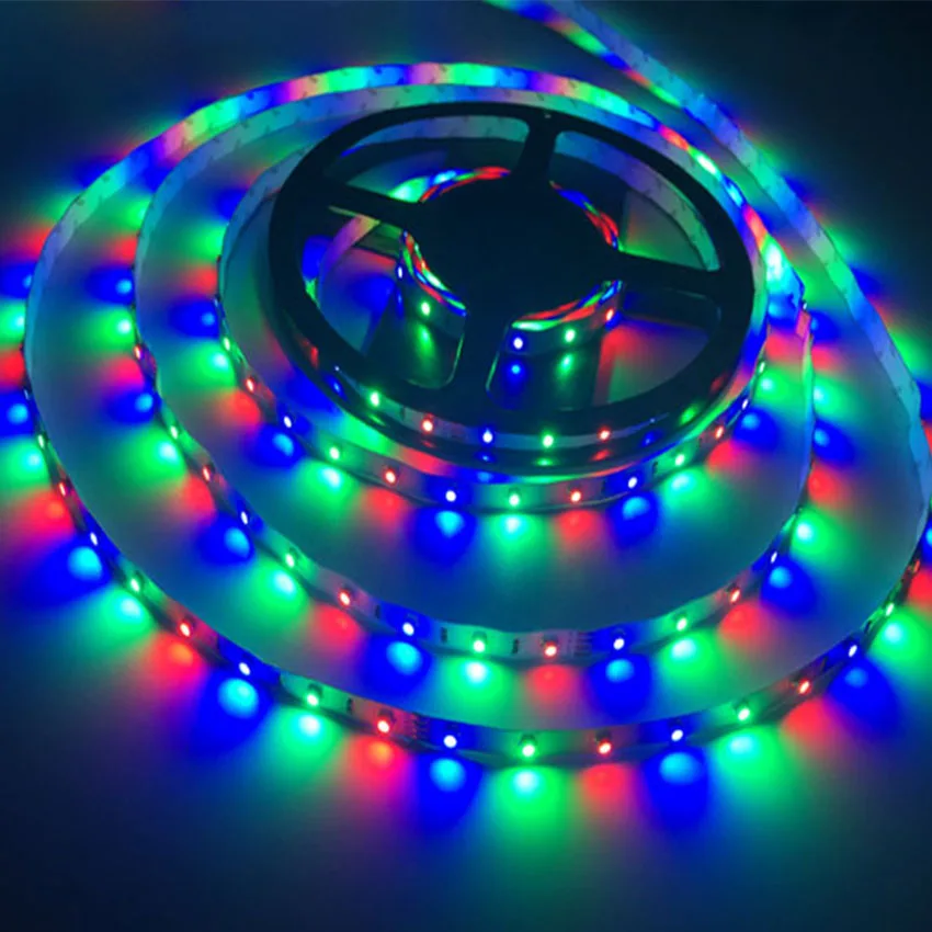 Светодиодная мягсветильник вая панель 3528 7 цветов RGB 5 В низкое напряжение полоса