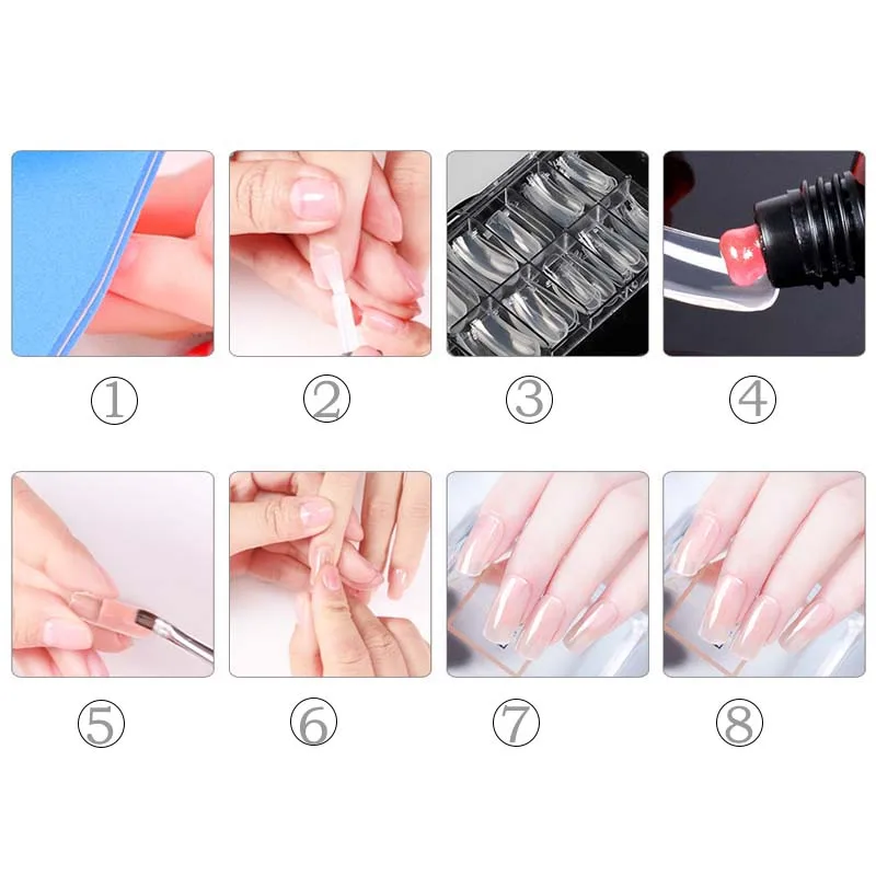 15 мл гель для ногтей кожа жесткое желе Камуфляжный волокно стекло быстрое