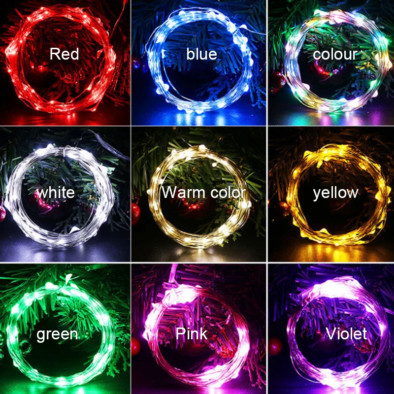 Светодиодная гирлянда теплая белая с дистанционным управлением для дома