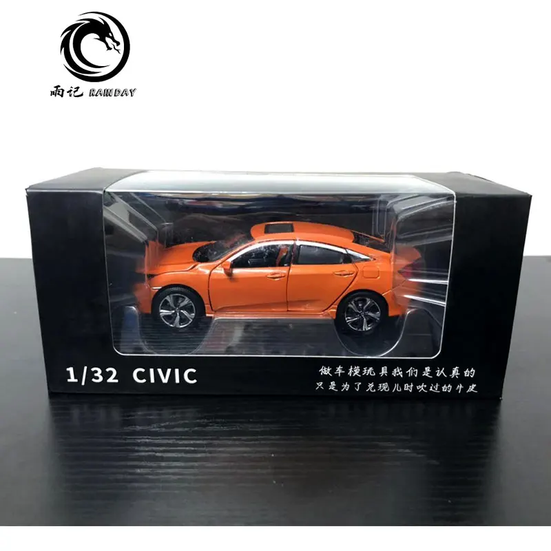 3 шт./партия JK 1/32 масштабная модель автомобиля игрушки Япония Honda Civic звук и свет литья под давлением Металл тянет назад модель автомобиля игрушка