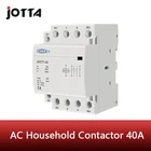 Din-рейка ac контактор для дома 4P 40 А 220 В230 В Гц 1NO 3NC2NO 2NC3NO 1NC4NO4NC