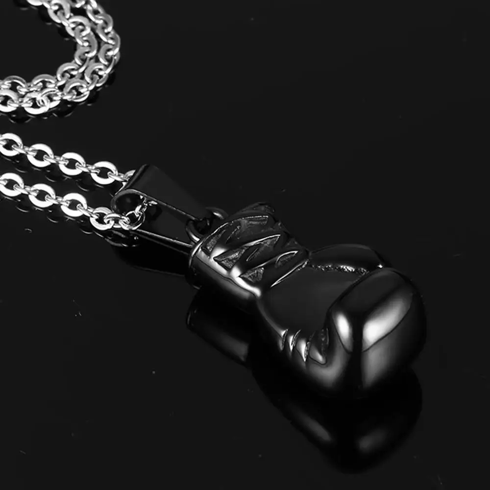 Модное ювелирное ожерелье Милая Мини Подвеска в виде боксерских перчаток из