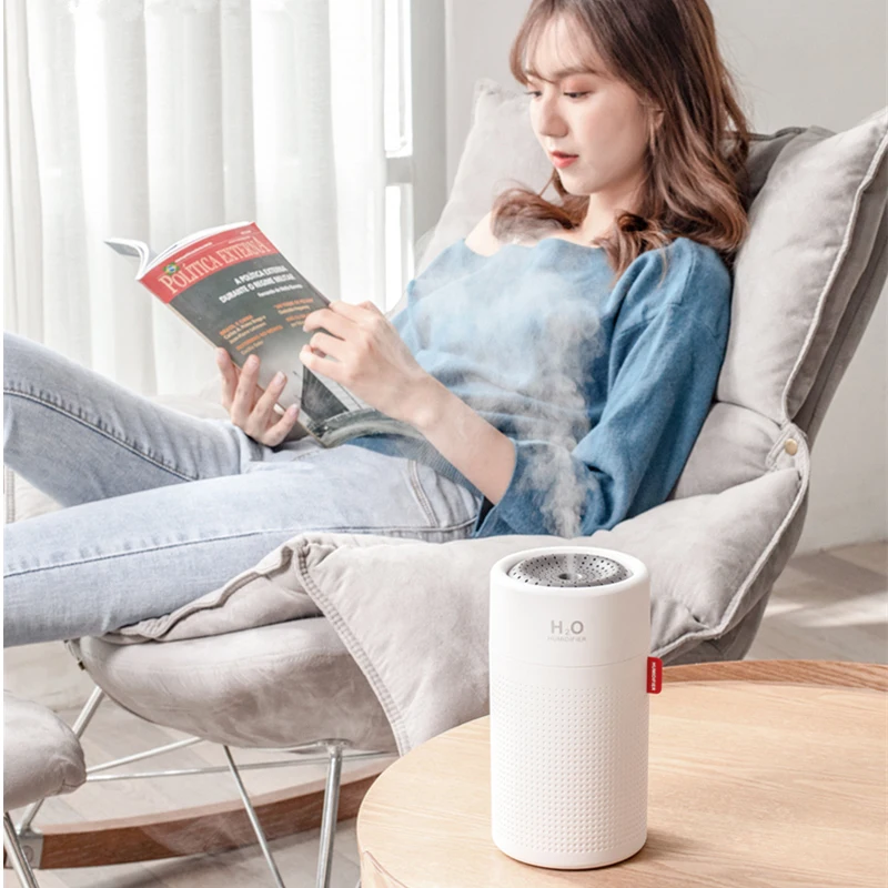 Увлажнитель воздуха ультразвуковой аккумуляторный 750 мл 2000 мАч|Увлажнители