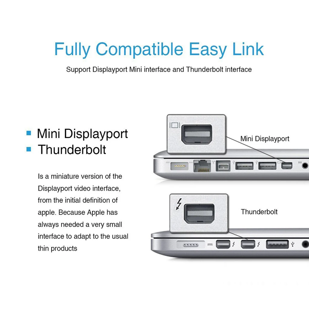 Mini DisplayPort DP Thunderbolt to HDMI Женский адаптер кабель для MacBook Pro/Air | Электроника