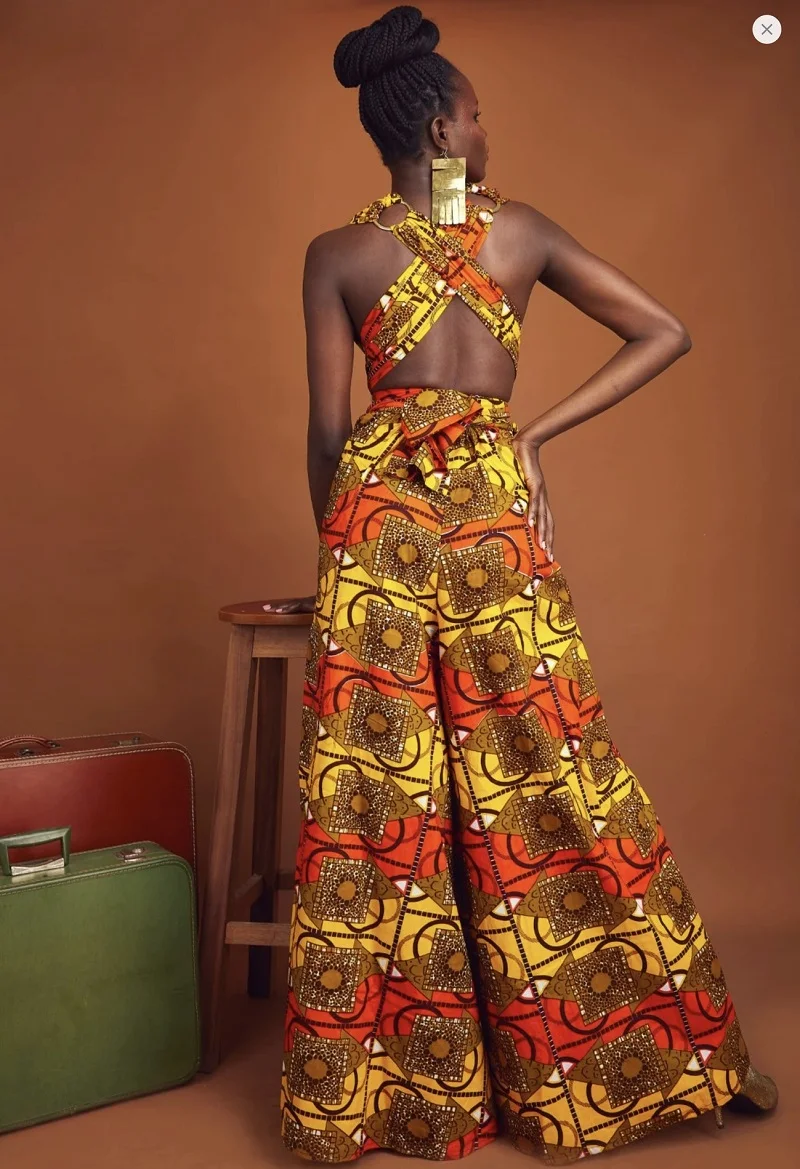 Одежда для женщин африканские комбинезоны с традиционным принтом африканская