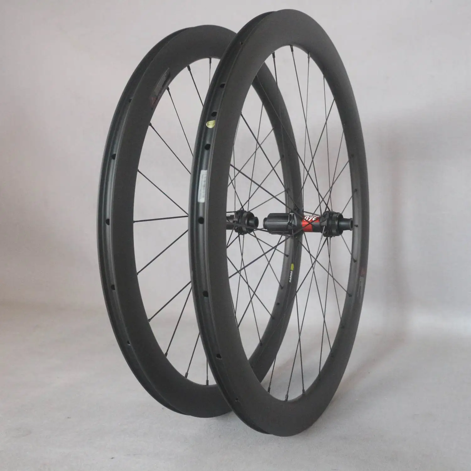 Aero карбоновые велосипедные колеса трубчатый довод бескамерный обод дорожный