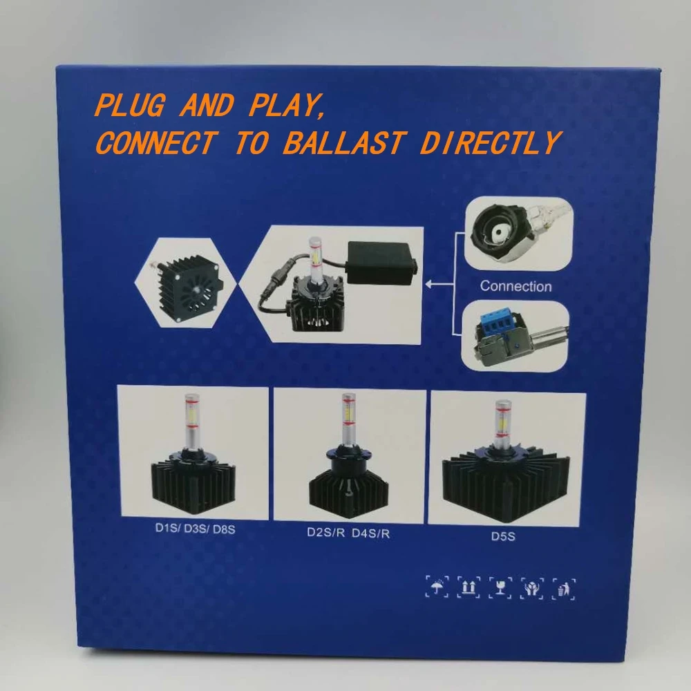 

DLAND M88 D1S D2S D3S D4S D5S 360 DEGREE GLOWING CAR LED LIGHT BULB LAMP PLUG AND PLAY WITH SEOUL LED 3800LM M9 12V 24V 35W