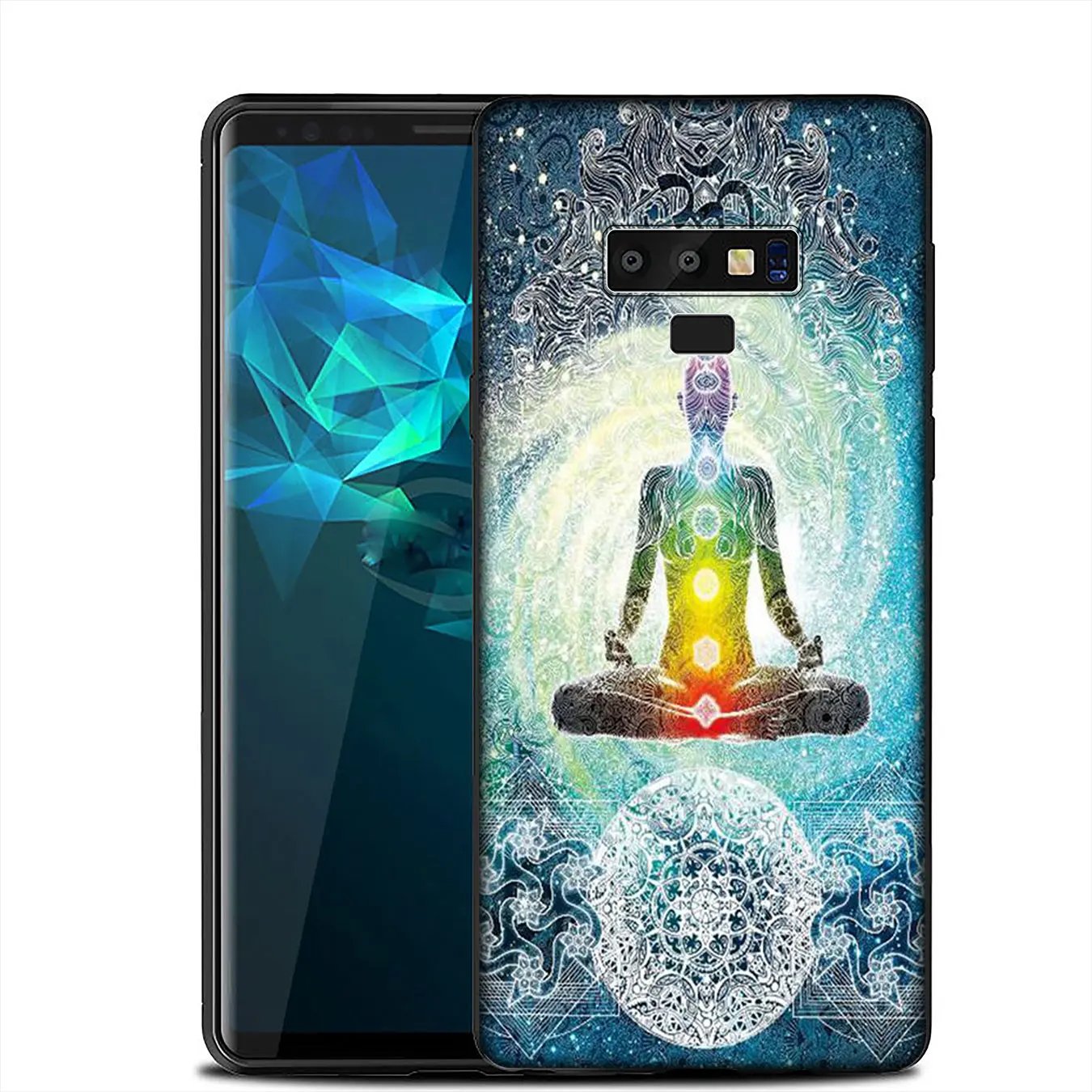 IYICAO чакра Йога модный принт Мягкий силиконовый чехол для samsung Galaxy J8 J7 Duo J6 J4 Plus A2 Core