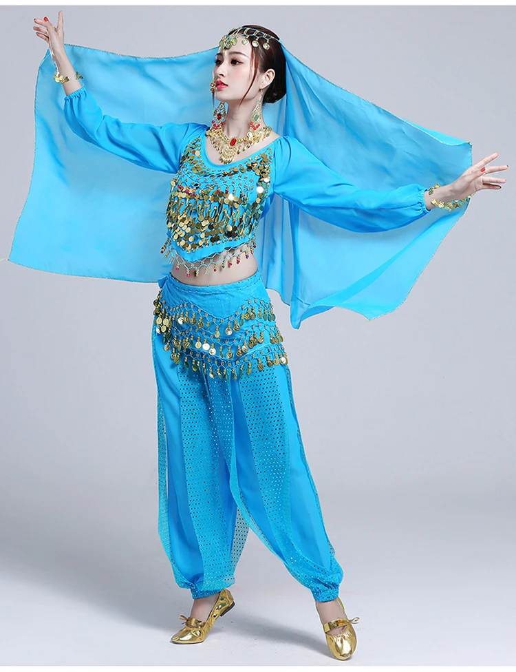 Взрослый восточные Одежда для танцев костюм женщин костюмы танца живота женские