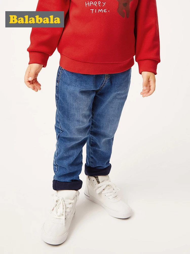 Брюки для мальчиков Balabala Осень зима 2019 новые детские брюки повседневные штаны с