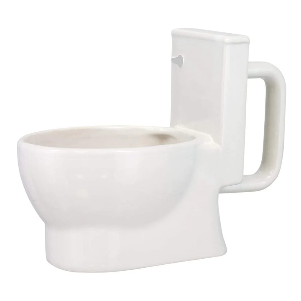 

Funny Toilet Design Mug Ceramic Water Cup Ice Cream Cup Funny Gifts