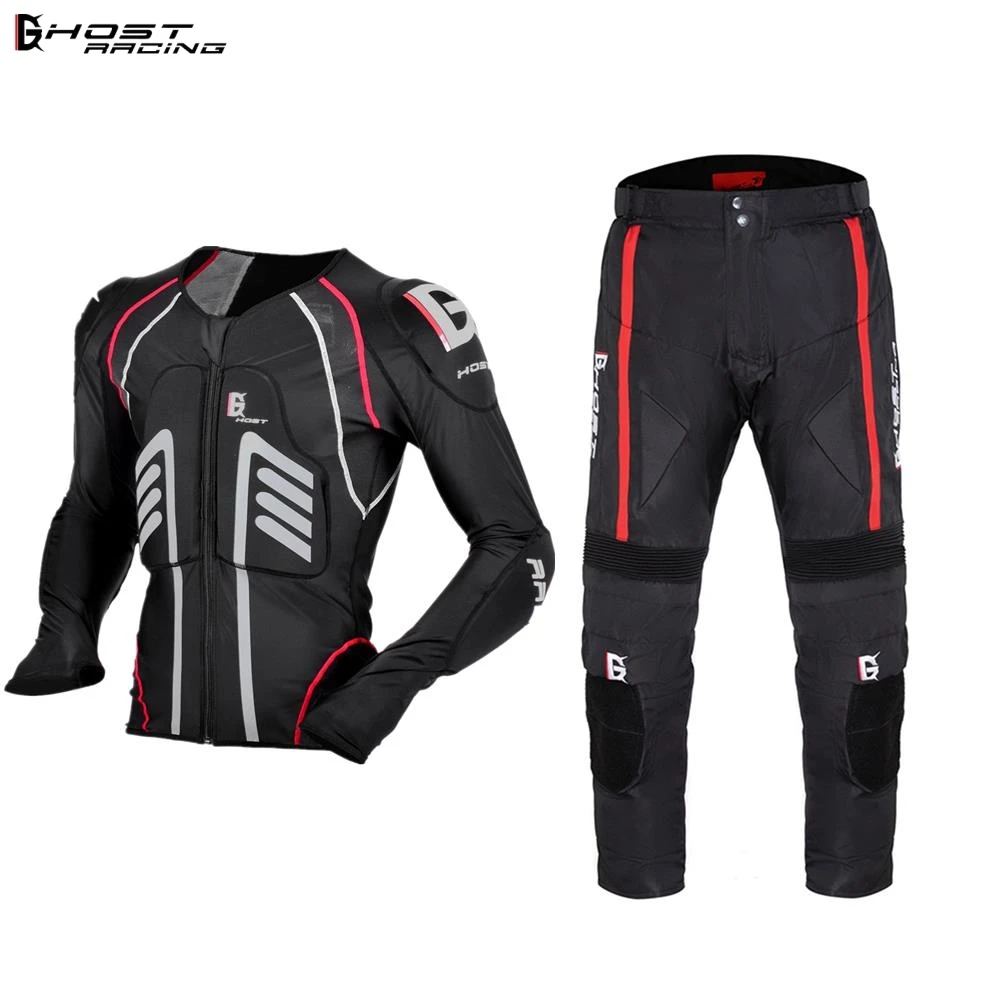 GHOST RACING rcycle Armor куртка Moto Racing gear эластичная броня для мотокросса для езды по бездорожью велосипедная одежда для защиты тела
