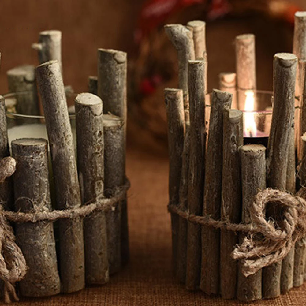 Рождественские украшения Ретро подсвечник украшение дома творческие реквизит