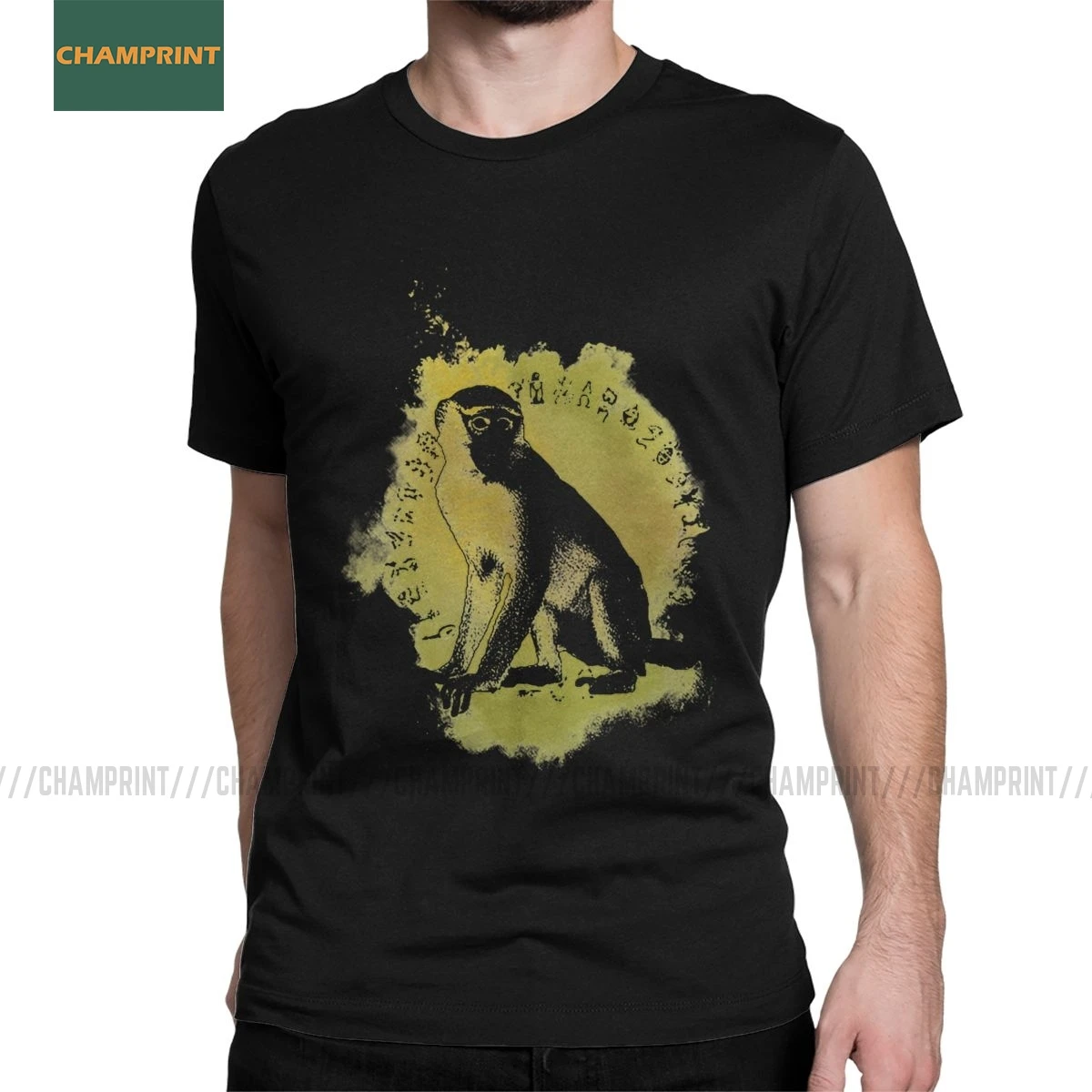 Для мужчин футболки с рисунками из мультфильмов &quotтемные футболка Ozymandias облака