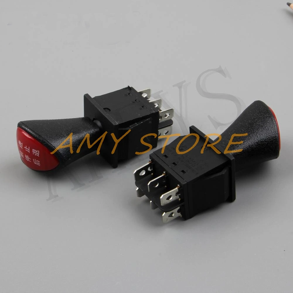 Передний-стоп-назад DPDT 6Pin защелкивающийся скользящий кулисный переключатель AC