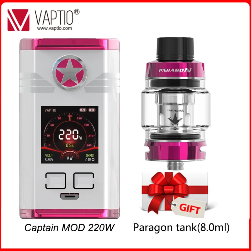 240 Вт Vape mod Vaptio N1 Pro Box mod электронная сигарета, вейпинг подходит Двойной 18650 Батарея для 510 Распылитель на резьбе для электронной сигареты