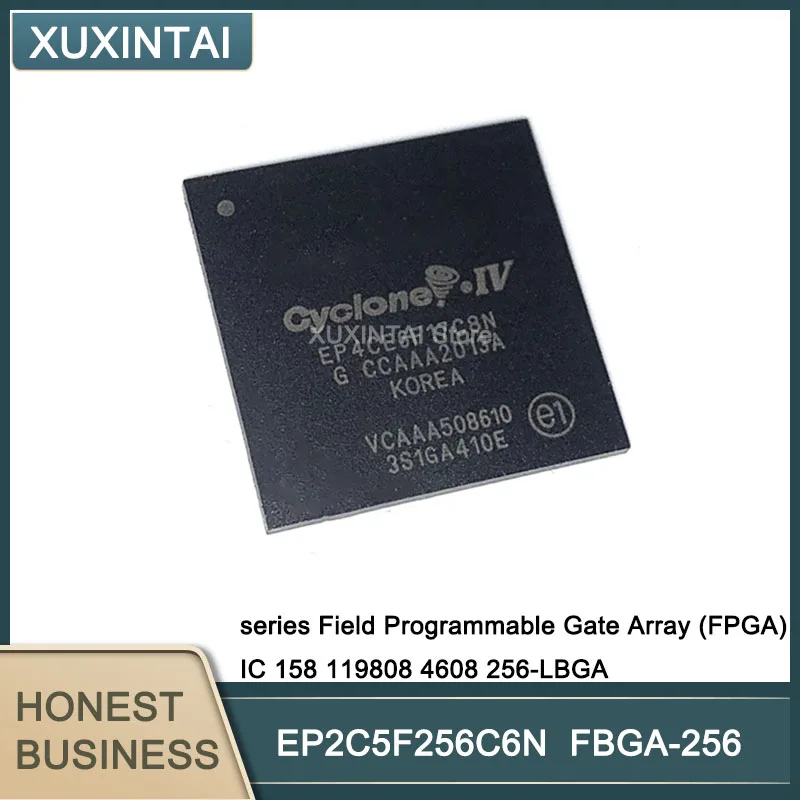 

5Pcs/Lot EP2C5F256C6N EP2C5 series Field Programmable Gate Array (FPGA) IC 158 119808 4608 256-LBGA