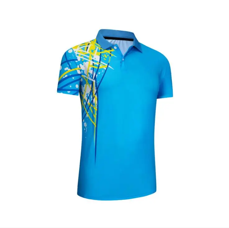 Новинка 2019 рубашка для бадминтона Мужская/Женская быстросохнущая футболка