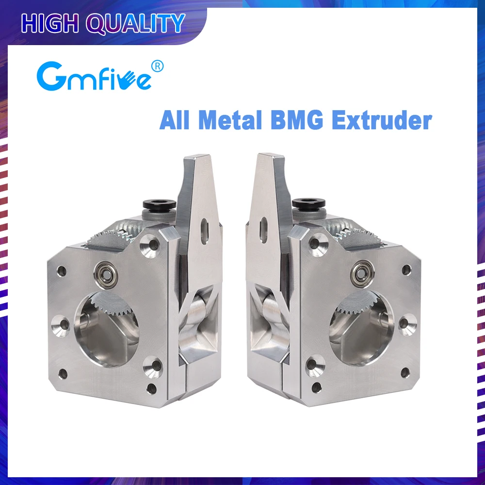 

GmFive High Quality Dual Gear All Metal BMG Extruder Bowden Dual Drive Extruder For Mk8 Cr-10 Prusa I3 Mk3 Ender 3 Upgrade