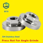 Гайка для угловой шлифовальной машины различные характеристики винт и гайка универсальная Модифицированная режущая головка 304 нержавеющая сталь M10