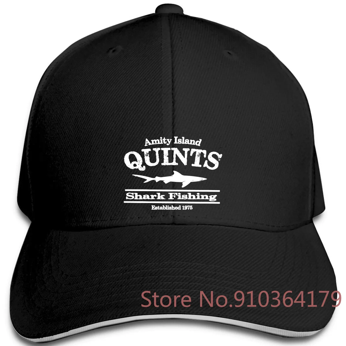 QUINTS SHARK JAWS AMITY COLLEGE VINTAGE Printed Boys adjustable caps Baseball Cap Men Women | Аксессуары для одежды