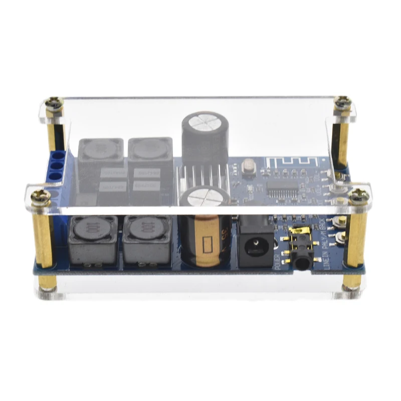 50 Вт * 2 Цифровой домашний аудио Bluetooth усилитель DIY модуль с чехлом двухканальная