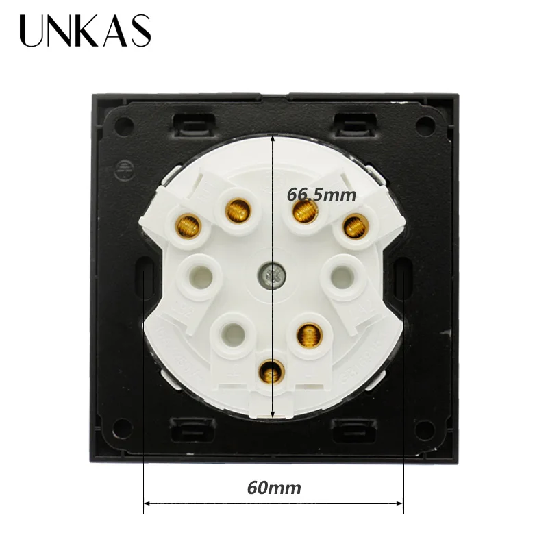 UNKAS черная алюминиевая металлическая панель роскошная 3 комплекта 1 способ