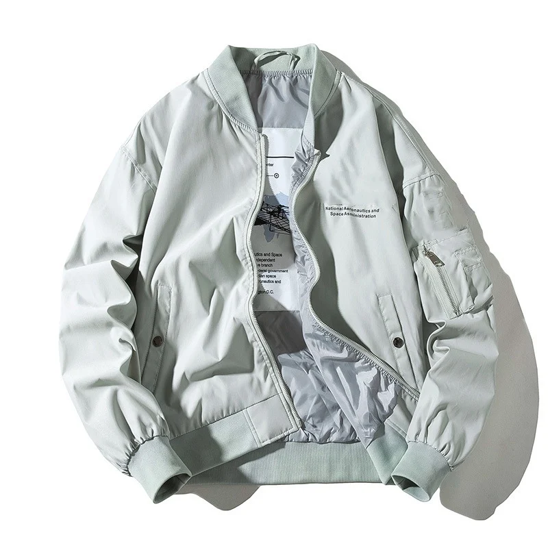 Мужские куртки-бомберы новая уличная одежда куртка пилота A105 | Мужская