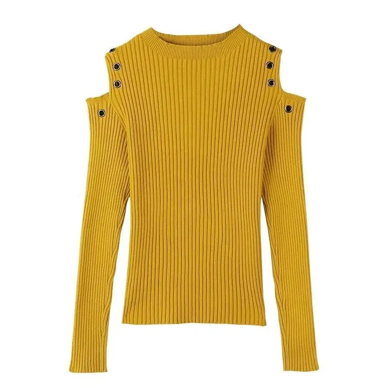 

Spring Autumn Women's Top New Solid Color All-match Long-sleeved sweater Korean Style Slim Long-sleeved Bottoming Tops LL478