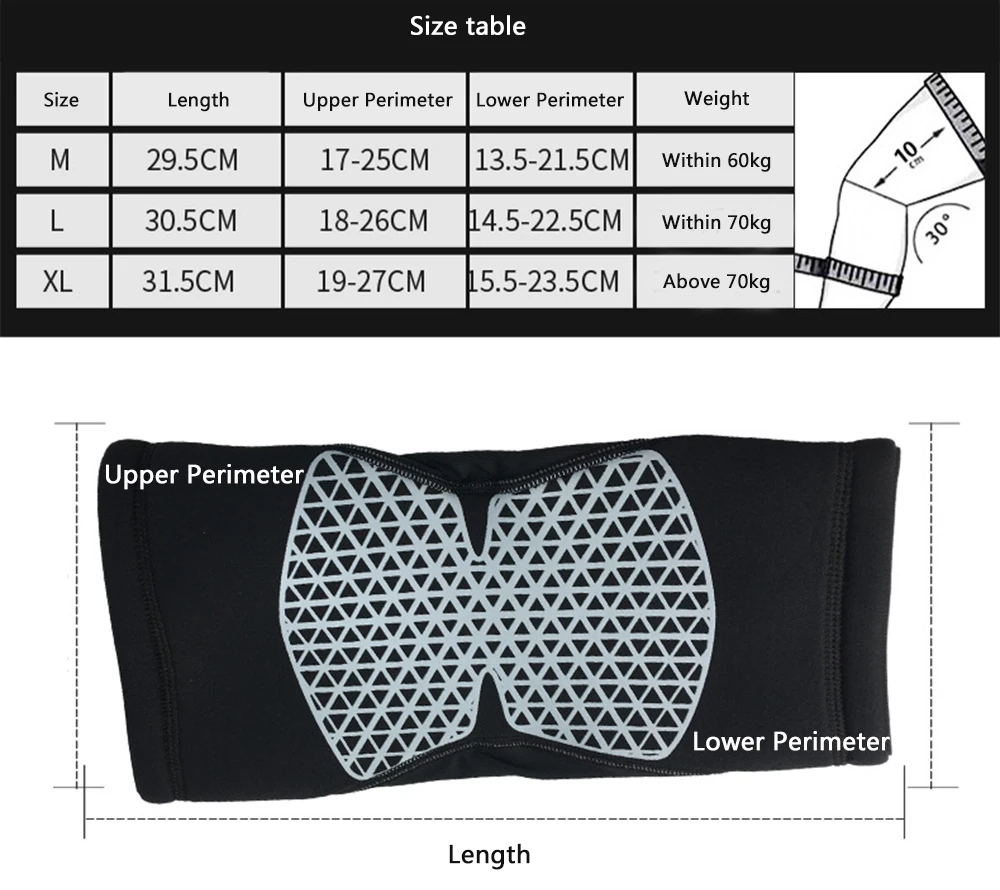 Защитные наколенники для спорта фитнеса бега велоспорта компрессионные