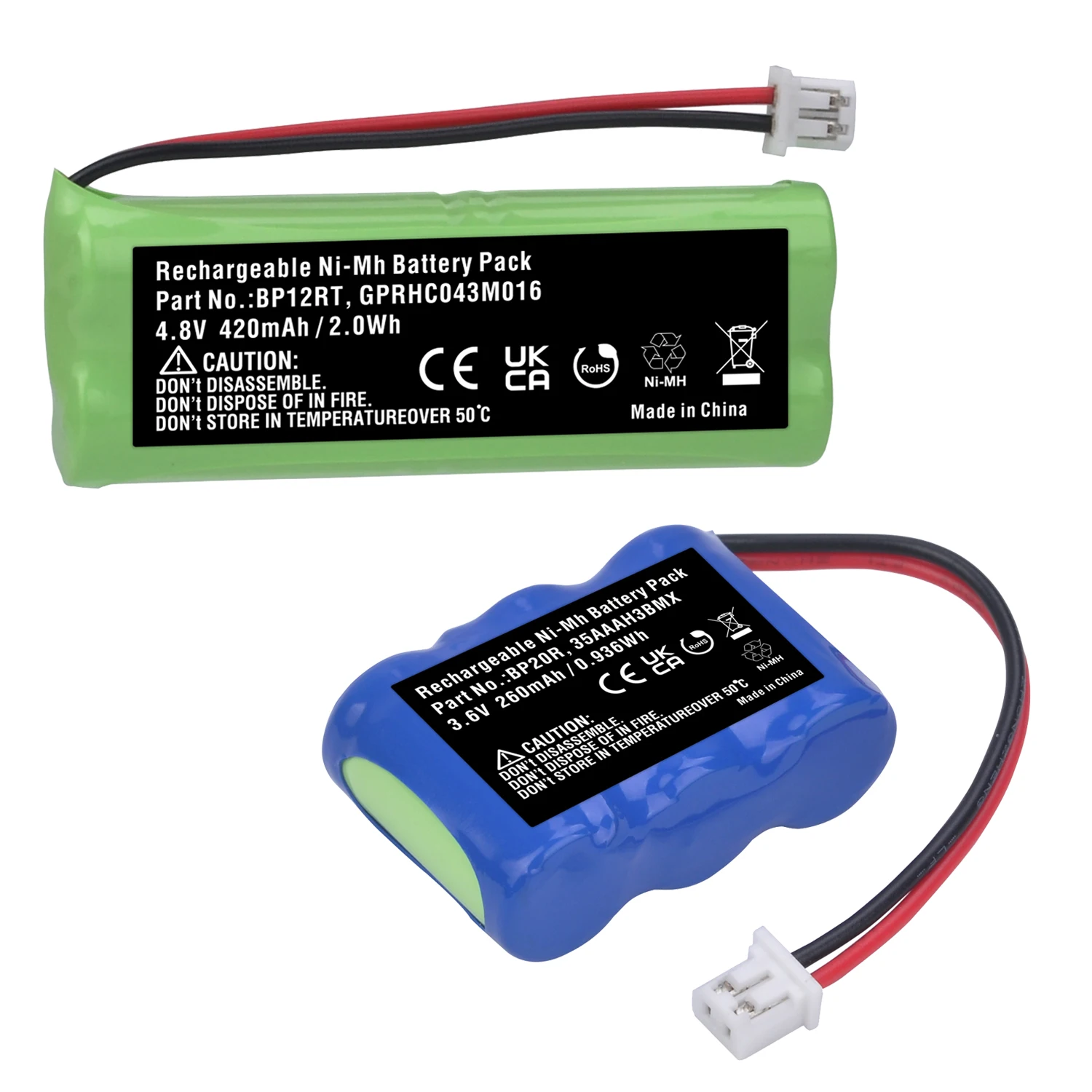 

BP12RT BP20R Transmitter and Receiver Battery for Dogtra 300M YS500 302M 280 NCP Dog Training Collars