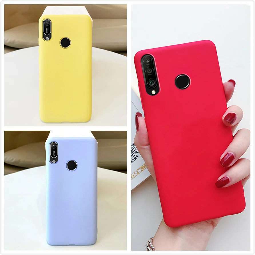 Конфеты цвет силиконовый чехол для Huawei Y6P 2020 MED LX9N Y6S 2019 Мягкий защитный Y6 Prime MRD LX1F