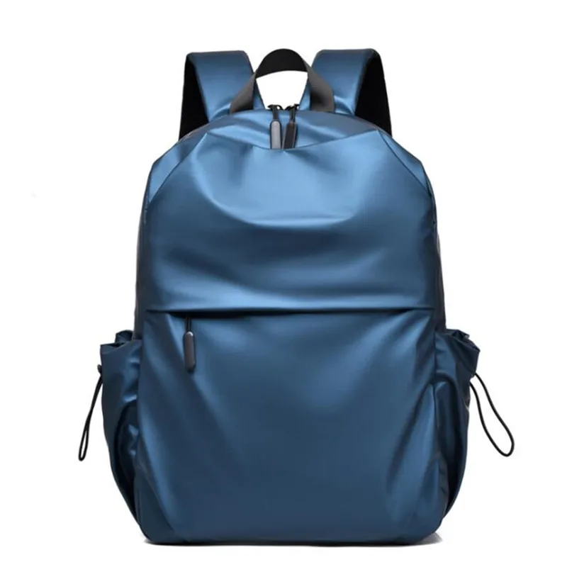 

New Waterproof Men Women Backpack 15.6 Inches Laptop Back Pack Large Capacity Stundet Backpacks Pleated Casual School Bags 2021