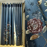 high precision blackout curtains for living room luxury chenille curtain for villa bedroom modern window curtains custom curtain