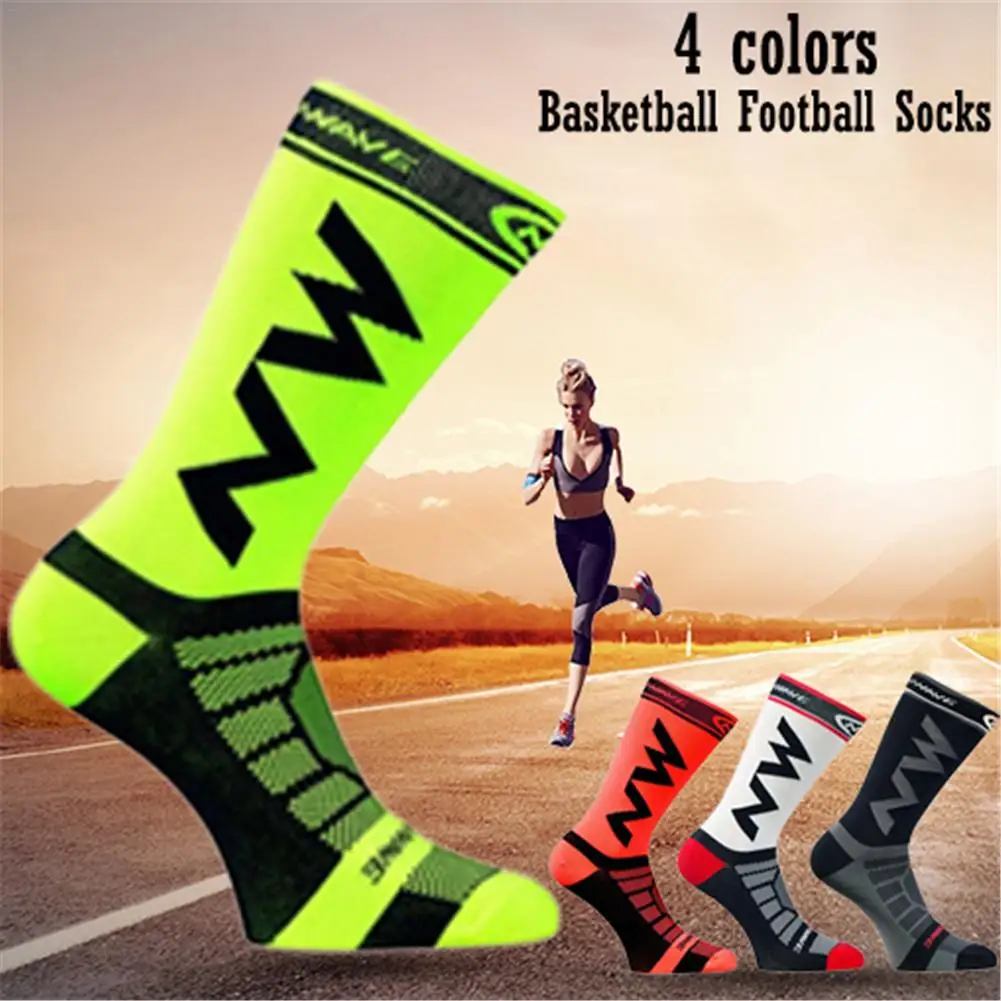 

Professional Sport Cycling Socks Breathable Men Women Climbing Hiking Walking Running Socks Sports Socks Basketball Football