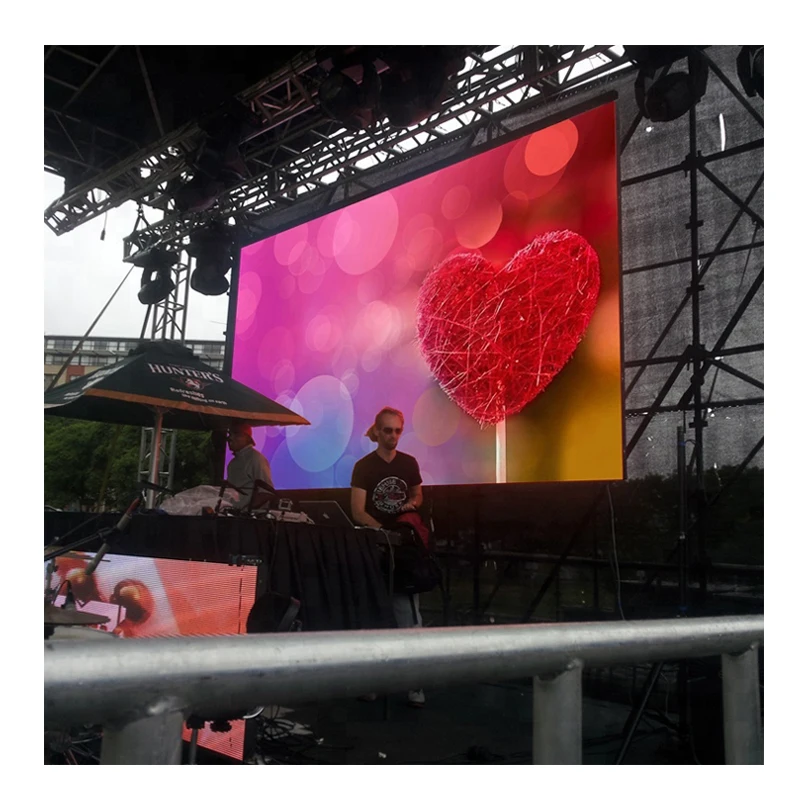 Goede Outdoor P3.9 Led Display 500*1000Mm Rgb Spuitgieten Aluminium Kast Pixel Full Color Smd Led Panel Led Scherm