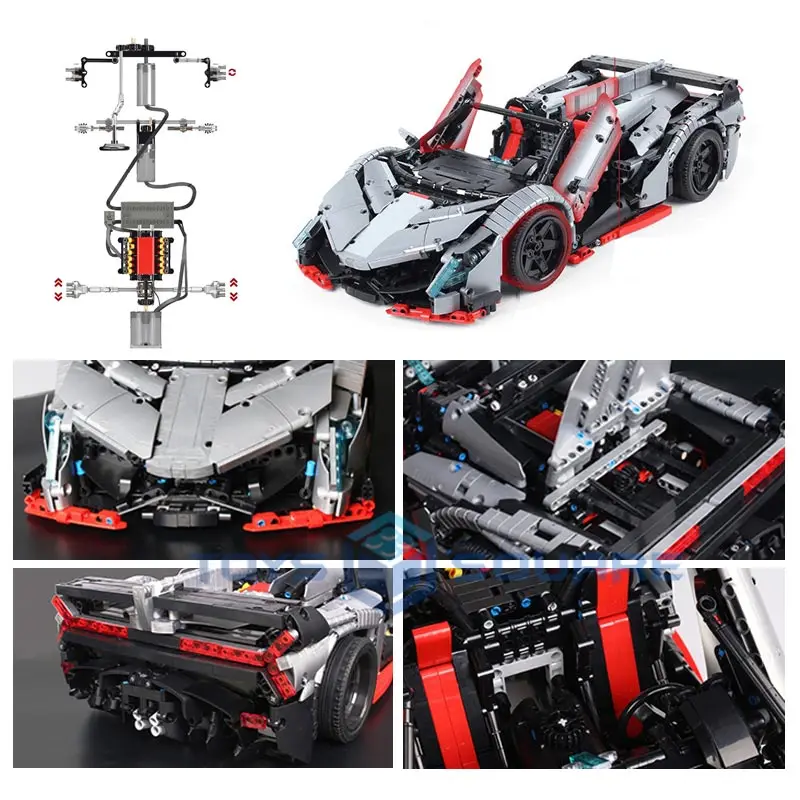 1:10 Дистанционное Управление серый Veneno супер Скорость спортивный гоночный