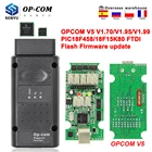 OPCOM V5 1,70 1,95 1,99 PIC18F458 FTDI Flash обновление прошивки OP COM для Opel OBD OBD2 сканер Авто диагностический инструмент кабель 1,7