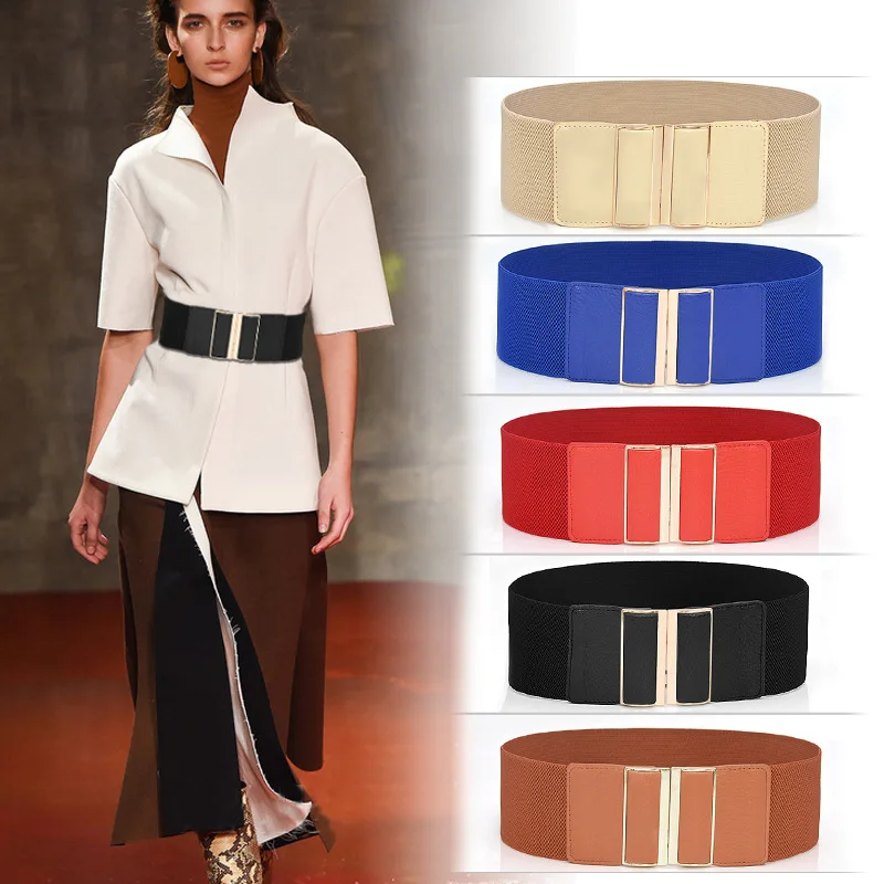 

Fashion Women Ladies Waist Belt Body Belt Wide Elastic Belt Dress Accessories Belts For Women Luxury Fashion Women Belts