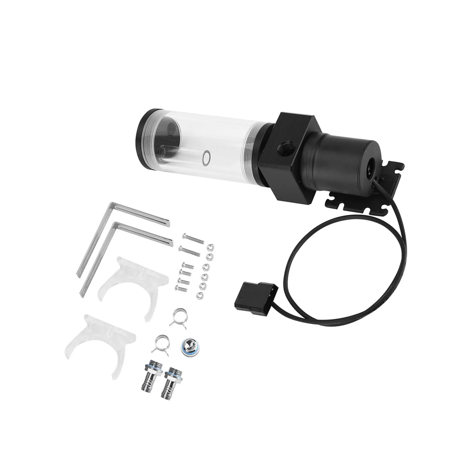 

Водяной насос для охлаждения процессора G1/4, резервуар с насосом, термостойкий и водонепроницаемый, для дома и офиса, компьютера