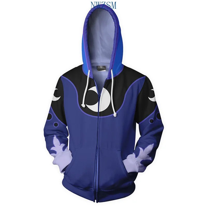 Толстовка с капюшоном для косплея 3D-принтом