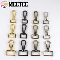 20pcs 16 50mm metal bag buckle dog collar swivel trigger clips clasp hook key rings snap hooks hardware accessories f2 10